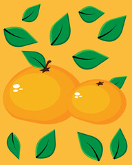 Mandarin. Tangerine. Sweet, ripe, fresh fruit