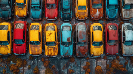 Abandoned car parking