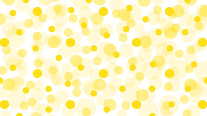 White seamless pattern with yellow drops