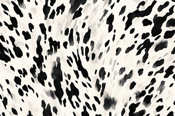Black and white cow spot, cow patterns .Modern stylish texture. The tiger cotton chintz.