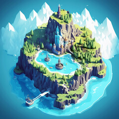  Polar World fantasy land game scene