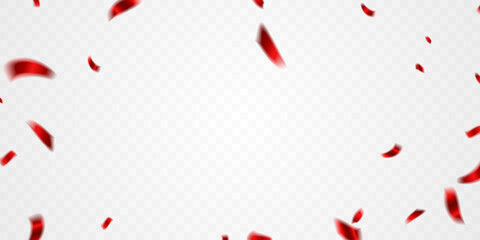 confetti background Beautiful red color for celebration party vector illustration