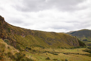Reise durch Südamerika. Riobamba in Ecuador. Tour unterhalb des Chimborazo.