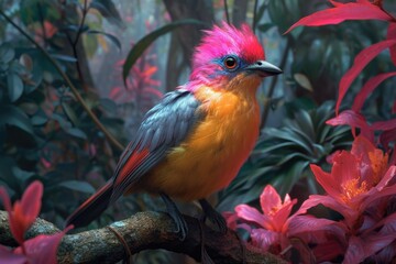  Exotic Bird in Forest