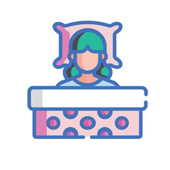 icon set illustration about sleep