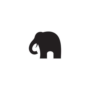 elephant mascot icon logo design vector