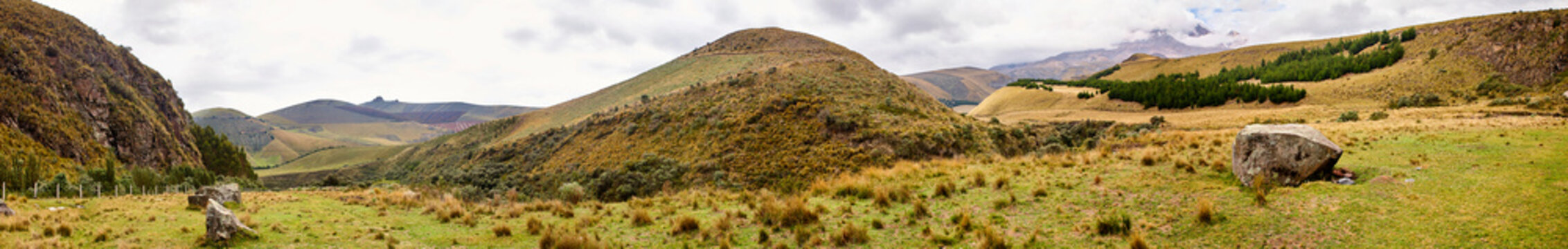 Reise durch S&uuml;damerika. Riobamba in Ecuador. Tour unterhalb des Chimborazo.
