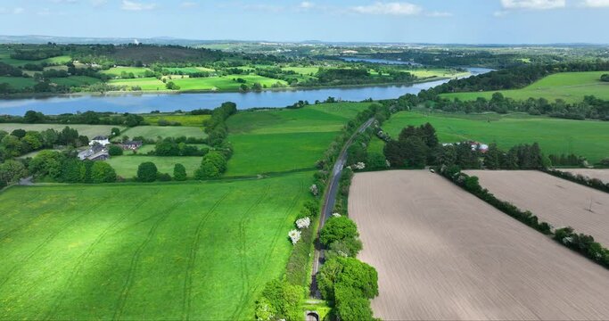 Flying over the top Waterford Suir Valley Railway Company 4k