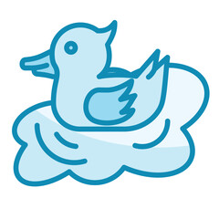 Naklejka premium Duckling Icon