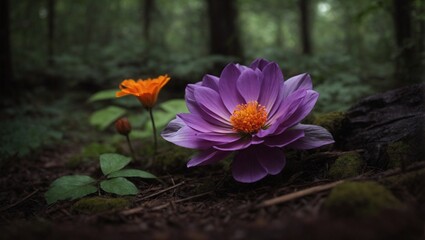 flower in the woods