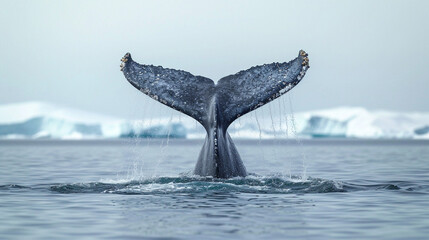 humpback tail - obrazy, fototapety, plakaty