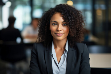 Fototapeta premium Business people having office meeting successful coworkers company building Generative AI