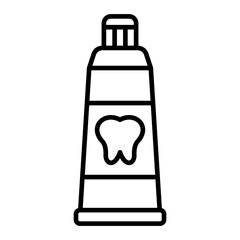   Tooth Paste line icon