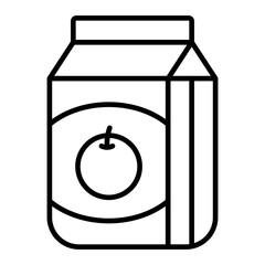   Juice line icon