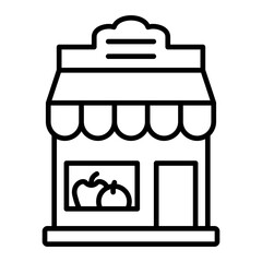   Store line icon