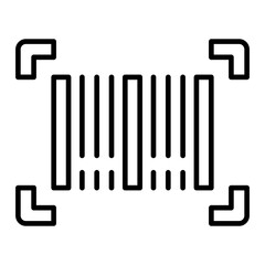   Barcode line icon