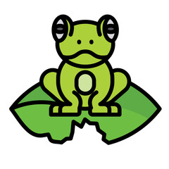 Obraz premium Frog Icon