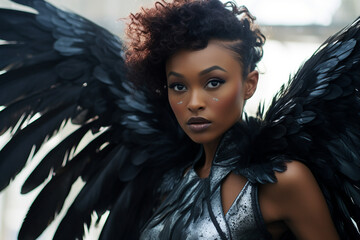 Generative AI image picture of fantasy mythological mysterious woman character