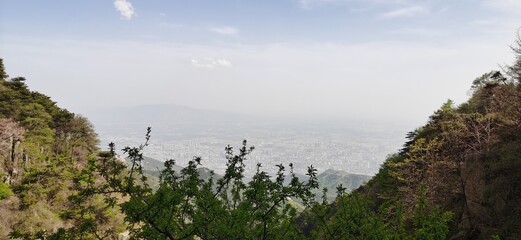 view from the mountain