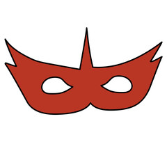superhero mask vector element