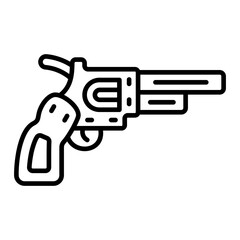   Gun line icon