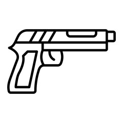   Pistol line icon