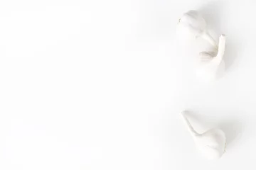 Fotobehang Garlic on a white background. Food concept © naltik