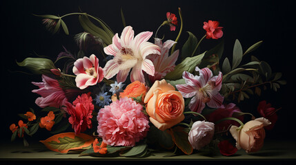 Obraz na płótnie Canvas Bouquet of flowers