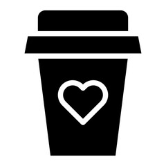 coffee love glyph 