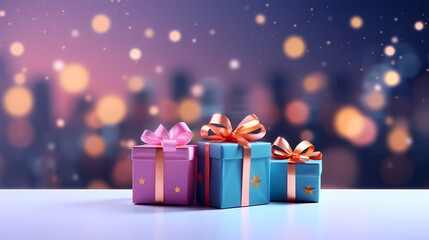 Christmas gift boxes, birthday, anniversary, Valentine's Day and wedding gift boxes