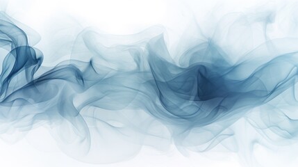 abstract smoke effect background, blue ink shades