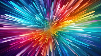 colorful dispersion of lines abstract background