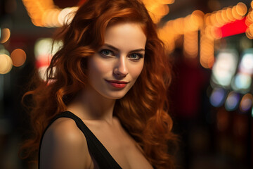 Fototapeta premium Play casino slots win games money cash conceptual Generative AI picture
