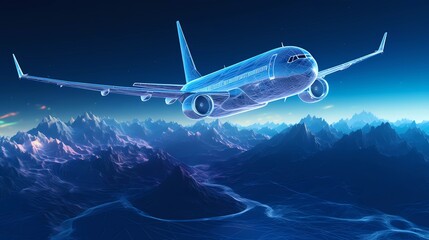 Airplane design & air freight logistics
 - transportation, technology, flight, airline