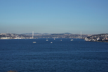 marmara sea view from topkapi palace istanbul turkey