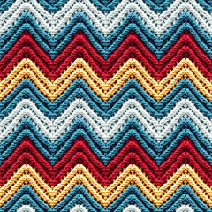 Fototapeta premium Seamless pattern with knitted texture