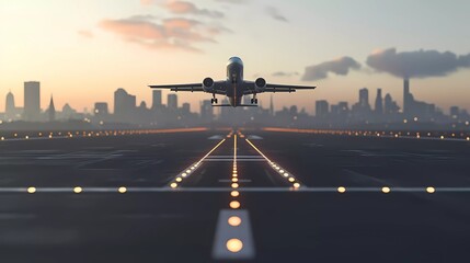 Airplane design & air freight logistics
 - transportation, technology, flight, airline - obrazy, fototapety, plakaty