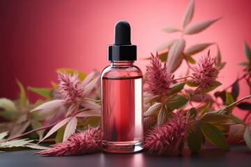 Obraz na płótnie Canvas Aromatherapy, Aroma oil with extracts of lily flowers