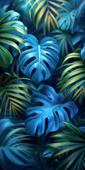 Naklejka premium A mesmerizing underwater scene captures the vibrant colors of a reef aquarium, with fish swimming gracefully amidst the delicate greenery of aquatic plants