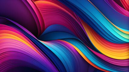 Abstract Color Waves | Abstract Art | Abstract Wallpaper Design