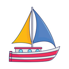 sailboat illustration