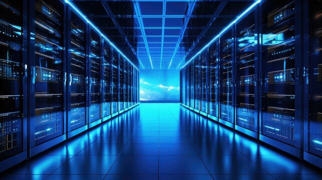 internet network technology background illustration connectivity wireless, wired router, server firewall internet network technology background