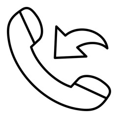  Incoming Call line iocn