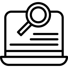 Search Engine vector design icon.svg