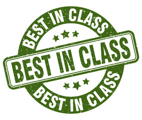 best in class stamp. best in class label. round grunge sign