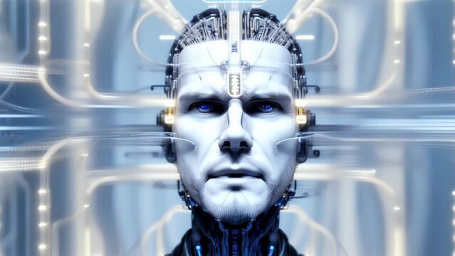 robot man face