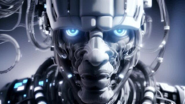 robot man face