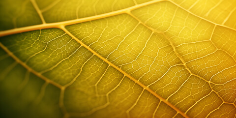 close up of leaf, Macro of a green leaf, Nervous System, Leaf Background, The Intricacy of Close-Up Leaves, Generative AI