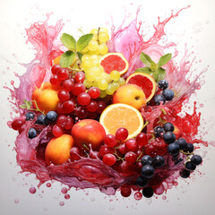 fruit watercolour