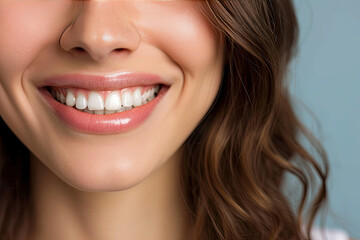 Obraz premium women perfect teeth smile